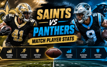 New Orleans Saints vs Carolina Panthers Match Player Stats