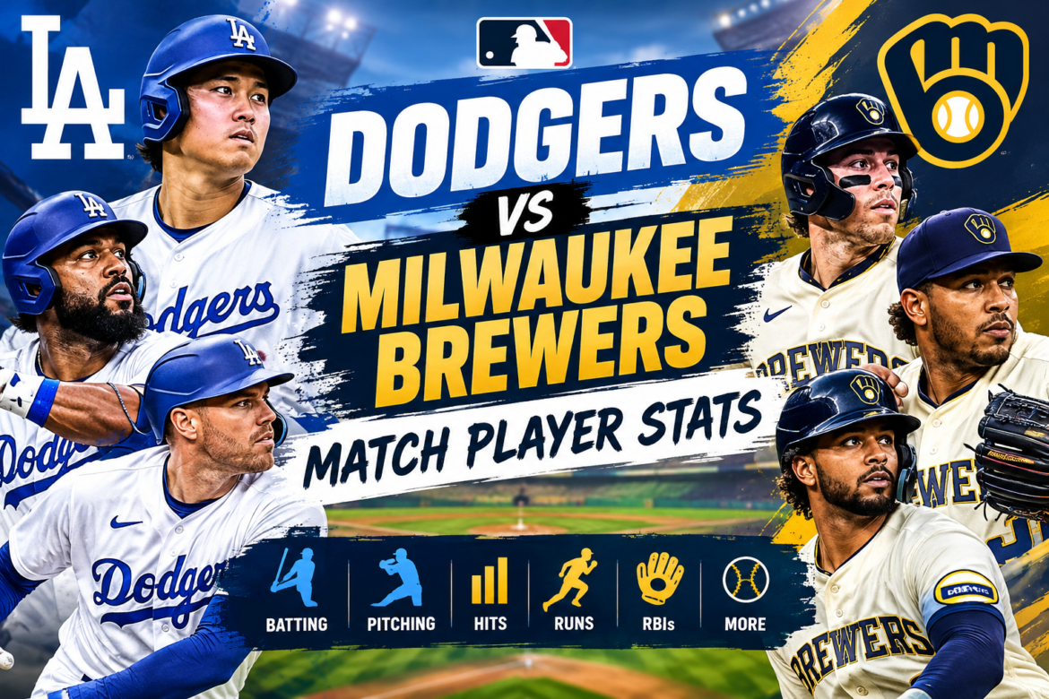 Dodgers vs Milwaukee Brewers Match Player Stats: A Detailed Game Breakdown