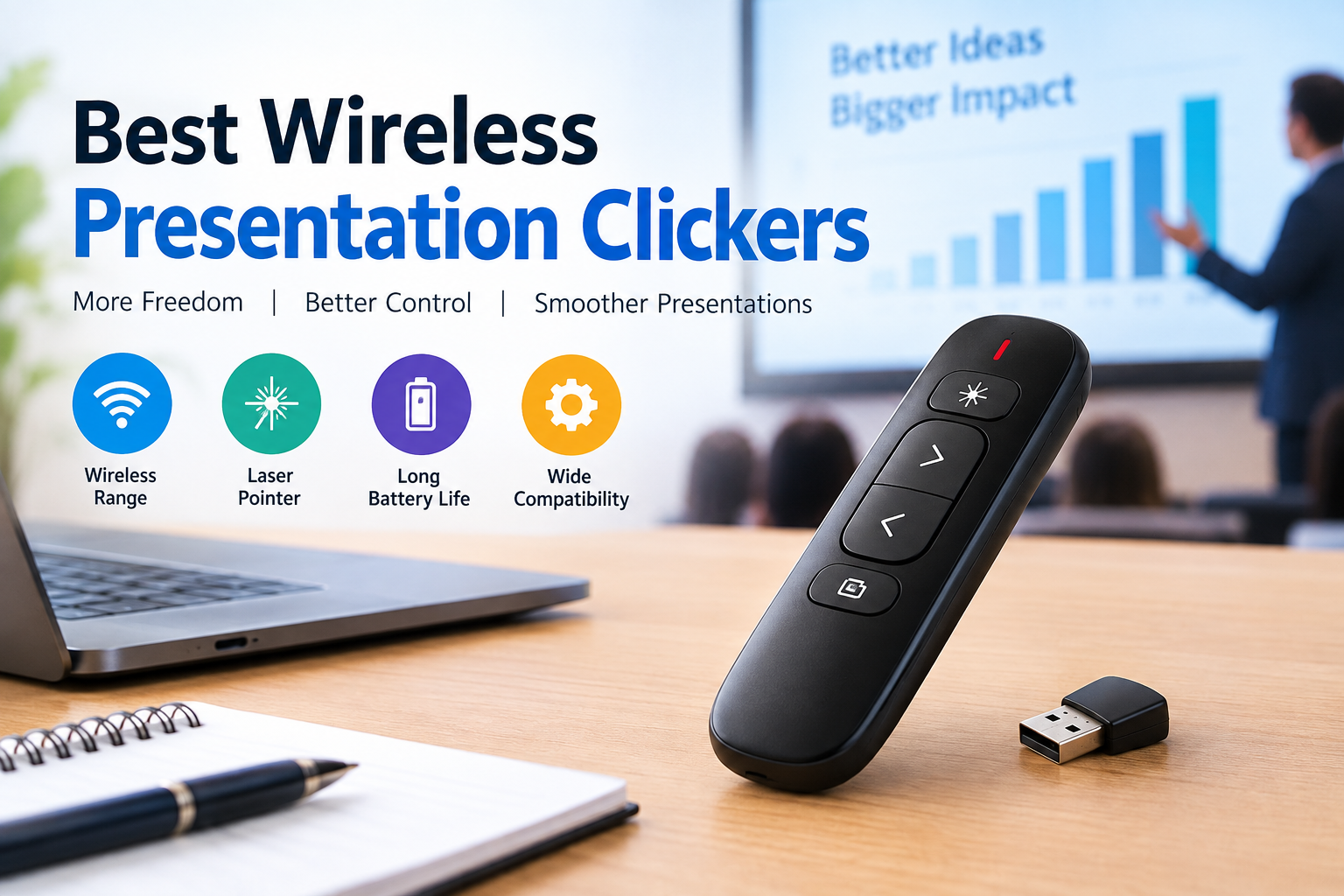 How Can the Best Wireless Presentation Clickers Improve Your Presentation Experience?