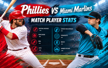 phillies vs miami marlins match player stats